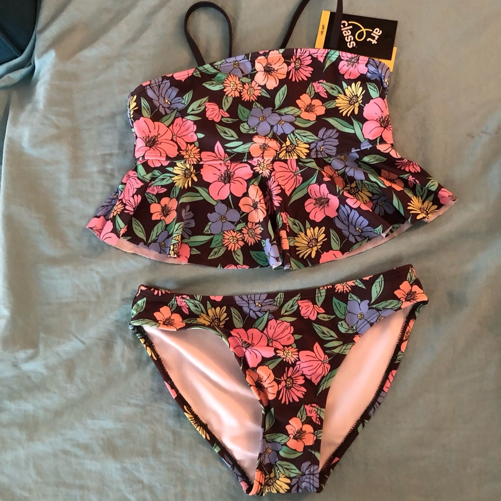 Girls Cat & Jack & Art Class swimsuit